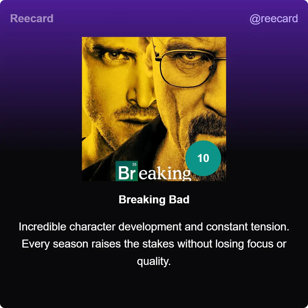 Breaking Bad Card