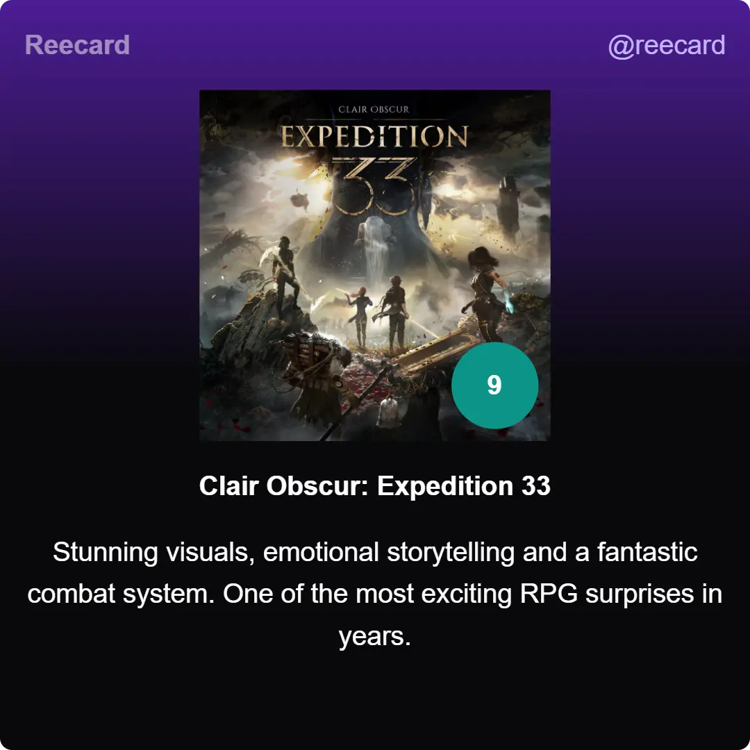 Expedition 33 Card
