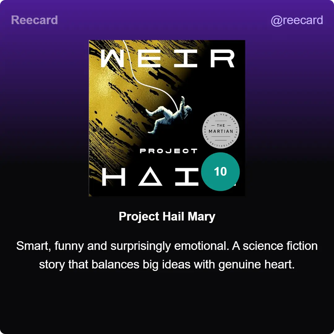 Project Hail Mary Card